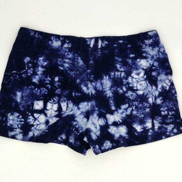 Gap shorts tie dye 4 linen cotton navy blue - Picture 6 of 6